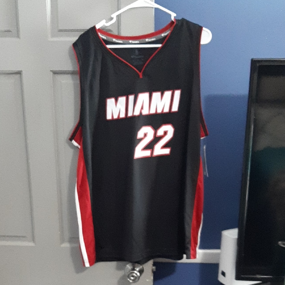 Fanatics Black and Red Miami Jersey